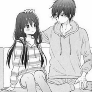 ❤️ f043b99c Anime, Pareja, Lindo, Romance, Manga, Relación, Kawaii telegram sticker