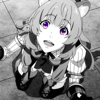 💗 3f9a34db Raphtalia The Rising of the Shield Hero Anime, Mono, Raphtalia, The Rising of the Shield Hero, Fantasía, Isekai telegram sticker