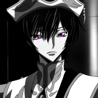 💗 598e1199 Lelouch Lamperouge Code Geass อนิเมะ, มังงะ, ตัวละคร, ลูลูช, Code Geass whatsapp sticker