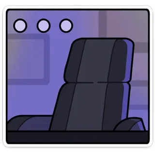 🫥 9b2637c3 sedia, stanza, ufficio, arredamento, seduta, interno telegram sticker