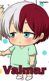 🤖 17fa7cb4 Valmar Anime, Manga, Bambino, Carino, Cartone animato telegram sticker