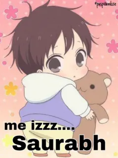 🐻 e3575742 me izzz....
Saurabh carino, anime, cartoni animati, bebè, orso telegram sticker