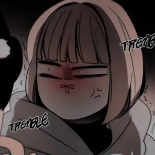 🕯 4774b5d5 TREMBLE Anime, Manga, Expressie, Trillen, Boos, Cartoon whatsapp sticker