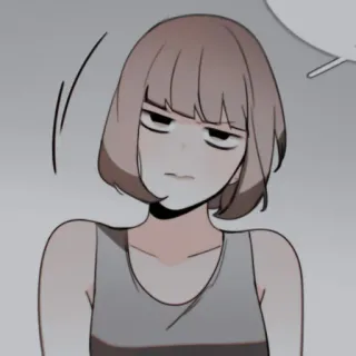 🩺 be3731c5 vrouw, persoon, gezicht, uitdrukking, cartoon whatsapp sticker