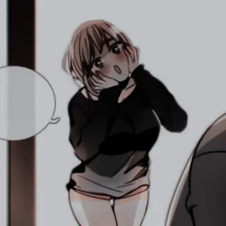 🩺 f643923b anime meisje, manga, vrouw, cartoon, illustratie whatsapp sticker