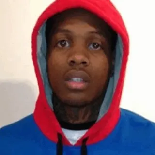 🔊 05d7f089 Lil Durk rapper, muzikant, portret, persoon whatsapp sticker