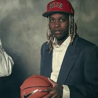 🔊 06eecf44 Lil Durk lil durk, basketbal, chicago bulls, rapper, muzikant whatsapp sticker