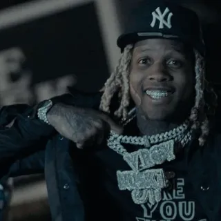 🔊 3bf67c74 Lil Durk rapper, muzikant, beroemdheid, sieraden, man whatsapp sticker