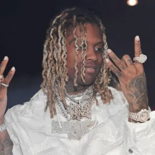 🔊 689cf1d6 Lil Durk rapper, Lil Durk, muziek, zanger, artiest whatsapp sticker