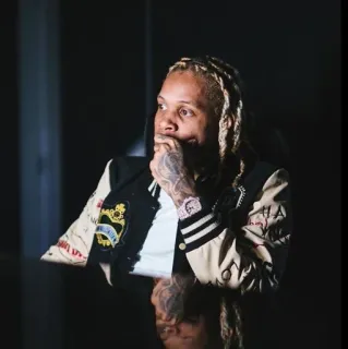 🔊 bf579c1f Lil Durk rapper, muziek, artiest, Lil Durk, zanger whatsapp sticker