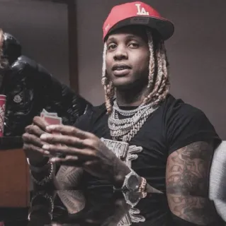 🔊 e0d55a21 Lil Durk rapper, muzikant, artiest, juwelen, kettingen whatsapp sticker