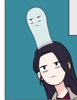 🌟 40fd1816 การ์ตูน, ผี, ผู้หญิง, ภาพวาด, ภาพประกอบ whatsapp sticker