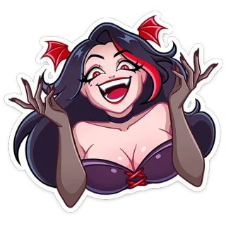Лилит | @Premium_Emojis_Telegram whatsapp stickers