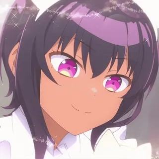 ☺️ 5368018a 애니메이션, 만화, 소녀, 일러스트, 귀여운, 카와이 telegram sticker