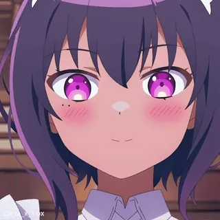 🙂 ecfb9022 애니메이션, 소녀, 귀여운, 만화, 캐릭터 telegram sticker