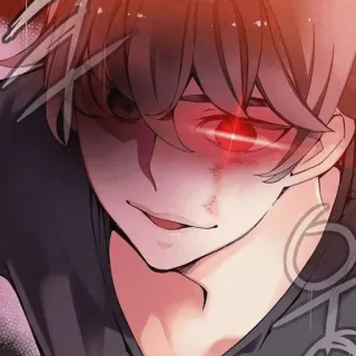 🍇 32a70531 Anime, Manga, Nhân vật, Mắt ác, Đàn ông, Chân dung telegram sticker