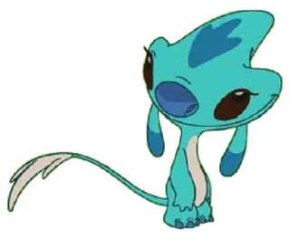 🙂 5c0bfe7f Angel Lilo & Stitch disney, lilo i stitch, angel, słodkie, obcy telegram sticker