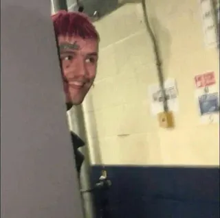 🌚 673a73ad Lil Peep lil peep, rapper, emo rap, musica, musicista, ritratto telegram sticker