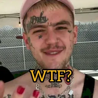 Lil Peep :by @freak_0808 whatsapp stickers