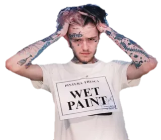 Lil Peep :by @freak_0808 whatsapp stickers