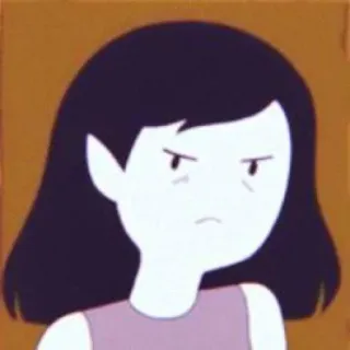 😡 535be517 Marceline Adventure Time rainha vampira, Marceline, Hora de Aventura, Cartoon Network, animado telegram sticker
