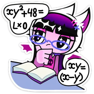 🤔 5a4bdfc1 xy²+48=
L×0
xy=
(x−y) maths, fille monstre, équations, réflexion, chauve-souris, intello telegram sticker