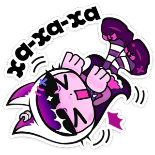 😆 e0bfb3a2 xa-xa-xa Anime, Mignon, Dessin animé, Chat, Lolita telegram sticker