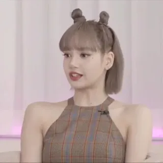 🪶 c8363709 Lisa 女性, 名人, 歌手, 亚洲人, 肖像, kpop telegram sticker
