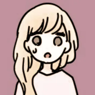 🦊 7ffb1115 卡通, 绘画, 贴纸, 女孩, 动漫, 女性 whatsapp sticker