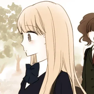 🦊 c751deda 贴纸, 女孩, 校服, 动漫, 插画 whatsapp sticker