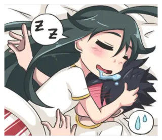 😪 180a5c0e Z
Z schlafen, schlafend, Anime, Cartoon, Bett whatsapp sticker