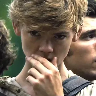 🤔 8811d88d Newt The Maze Runner วัยรุ่น, ภาพยนตร์, ดิสโทเปีย, วัยรุ่นตอนต้น, ตัวละคร telegram sticker