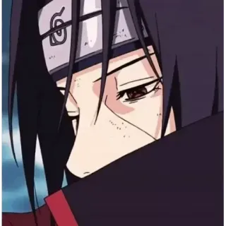 😕 55471cd6 Itachi Anime, Manga, Charakter, Ninja, Uchiha, Itachi whatsapp sticker