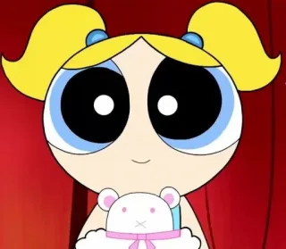 🥺 6456ca11 Bubbles Powerpuff Girls hoạt hình, Bubbles, The Powerpuff Girls, dễ thương, Cartoon Network telegram sticker