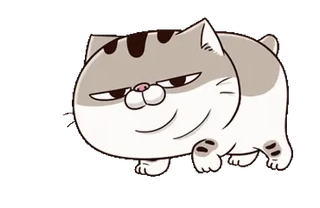 😡 5929e11f кот, животное, милый, мультфильм, наклейка telegram sticker