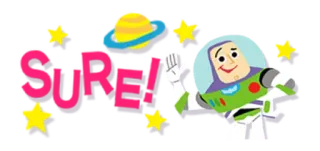 😚 8f0f9db3 Buzz Lightyear Toy Story SURE! บัซ ไลท์เยียร์, ทอย สตอรี่, ดิสนีย์, แอนิเมชัน, ดาวเคราะห์, ดาว, อวกาศ, ภาพเคลื่อนไหว telegram sticker
