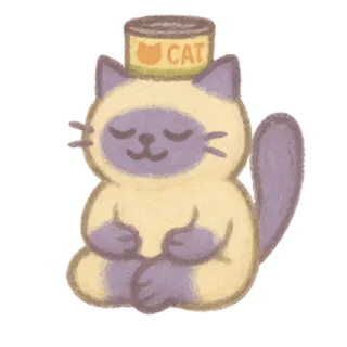 🐈‍⬛ 162a9a0e CAT kat, dier, huisdier, schattig, siamees telegram sticker