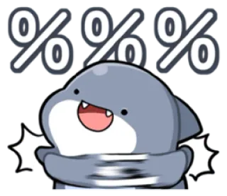 😁 5a711be5 %%% Hai, Tier, Süß, Prozent, Symbol telegram sticker