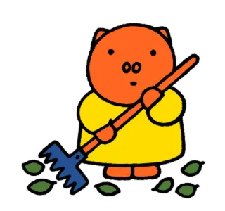 Miffy 動態貼圖  @RekcitsEnilbot whatsapp stickers