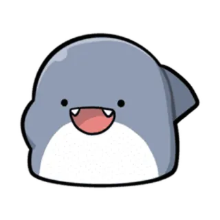 Shahimi shark Emoji  @RekcitsEnilbot telegram stickers