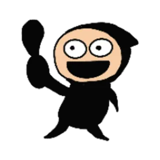 😕 e6454e79 Cartone animato, Personaggio, Omino stilizzato telegram sticker