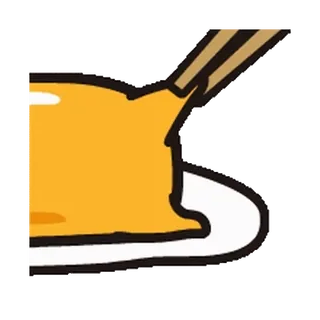 😳 454c8106 comida, culinária, asiática, ovo, omelete, tamagoyaki, hashi telegram sticker