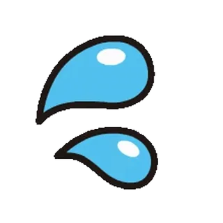 😆 46735c0d lágrimas, triste, chorando, emoção, gotas de água telegram sticker