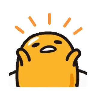 Gudetama Animated Emoji @RekcitsEnilbot whatsapp stickers