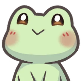🐸 488329af żaba, słodki, zwierzę, kawaii, kreskówka whatsapp sticker