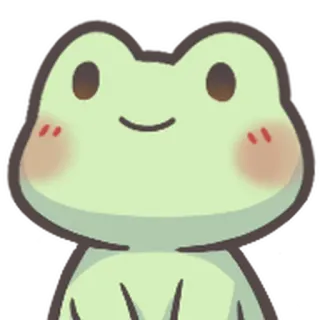 🐸 98965d4a żaba, słodki, zwierzę, zielony whatsapp sticker