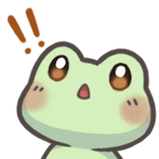🐸 d213619a żaba, słodki, kreskówka, zwierzę, oczy whatsapp sticker