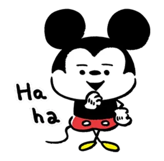 🐮 49603f76 Ha ha การ์ตูน, หัวเราะ, ตลก, ตัวละคร, ภาพประกอบ telegram sticker