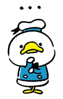 🐮 8e4ea156 Donald Duck โดนัลด์ ดั๊ก, การ์ตูน, เป็ด, ดิสนีย์, ตัวละคร, สติกเกอร์ telegram sticker