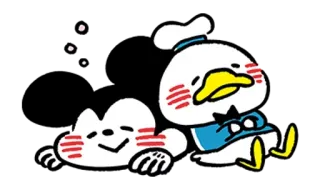 🐮 b88d58a5 เป็ด, การ์ตูน, น่ารัก, ตัวละคร telegram sticker